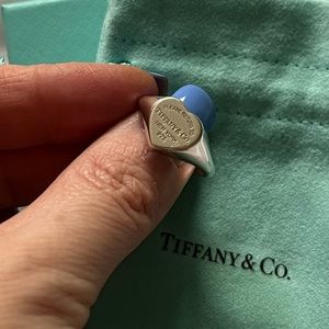 Tiffany and Co. Silver Signet Ring